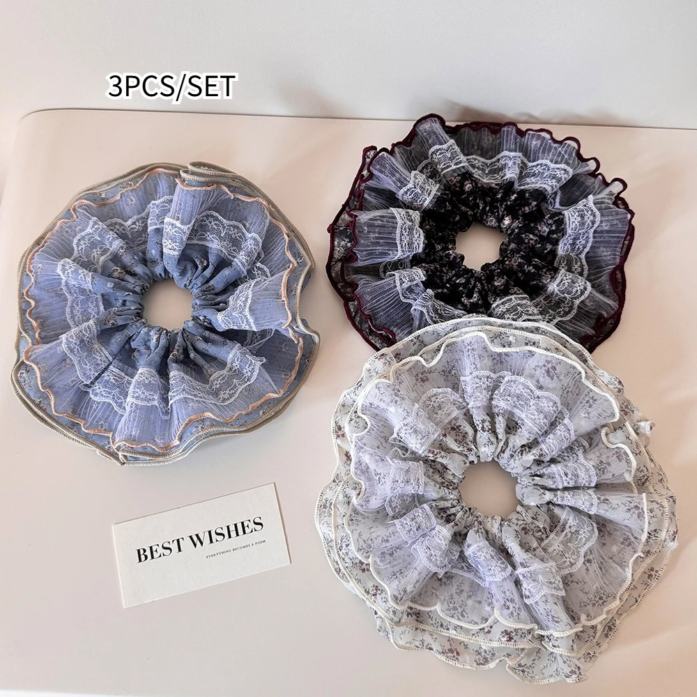 3PCS SET hair accessories scrunchies elastic band For women adults vintage leading fashion kpop new in japanese fascinators 2026
3PCS SET hair accessories scrunchies elastic band For women adults vintage leading fashion kpop new in japanese fascinators 2026