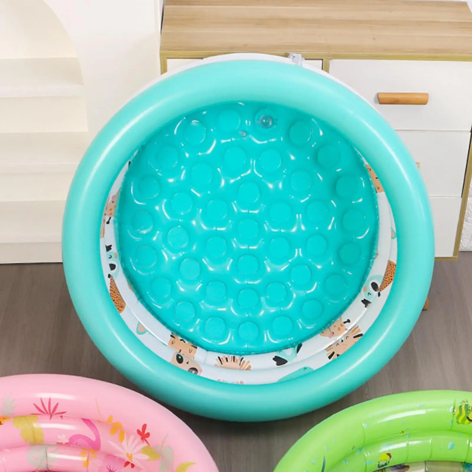 Cute Blow Up Inflatable Pool Round Outdoor Bathing Tub For Children Pets Ball Toys Fishing Play, Backyard Garden Beach
Cute Blow Up Inflatable Pool Round Outdoor Bathing Tub For Children Pets Ball Toys Fishing Play, Backyard Garden Beach
