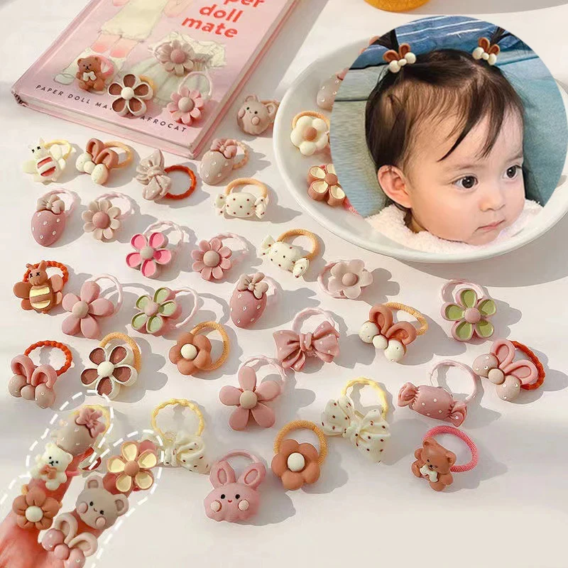 20-80Pcs Cute Cartoon Bear Rabbit Hair Band Girls Elastic Rubber Band Headwear Flower Bow Baby Kids Hair Accessories Ornaments
20-80Pcs Cute Cartoon Bear Rabbit Hair Band Girls Elastic Rubber Band Headwear Flower Bow Baby Kids Hair Accessories Ornaments
