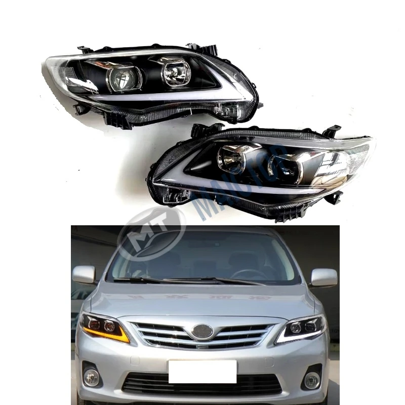 MAICTOP Car Accessories Facelift Faro Led Front Headlights Conversion Head Light for Corolla 2011 2012 2013 12V 6 Months
MAICTOP Car Accessories Facelift Faro Led Front Headlights Conversion Head Light for Corolla 2011 2012 2013 12V 6 Months