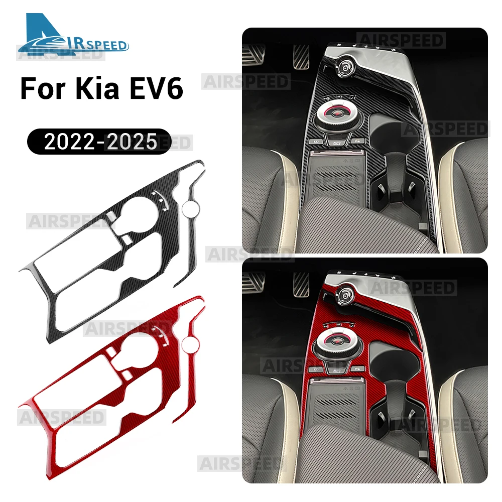 Для Kia EV6 GT EV 2022 2023 2024 2025 Наклейка из настоящего мягкого углеродного волокна LHD RHD Автомобильная панель переключения передач Аксессуары для внутренней отделки 
Для Kia EV6 GT EV 2022 2023 2024 2025 Наклейка из настоящего мягкого углеродного волокна LHD RHD Автомобильная панель переключения передач Аксессуары для внутренней отделки