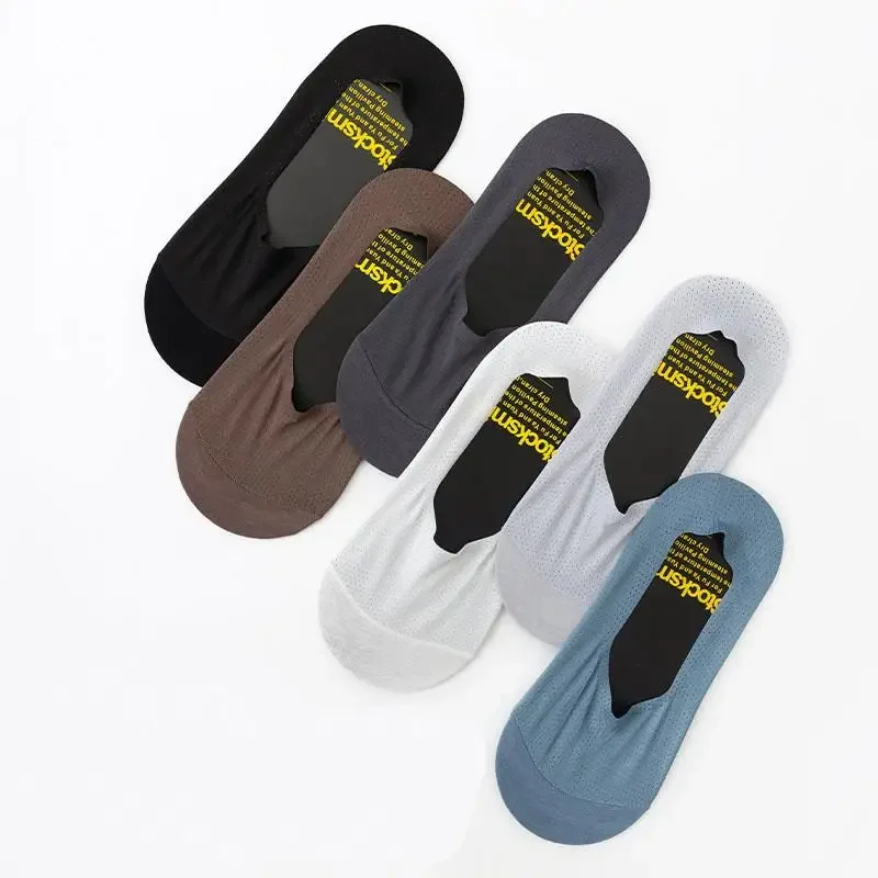 3 пары ультратонких дышащих противоскользящих силиконовых невидимых коротких носков, шелковые носки-лодочки для мужчин, летняя коллекция, нескользящие 
3 пары ультратонких дышащих противоскользящих силиконовых невидимых коротких носков, шелковые носки-лодочки для мужчин, летняя коллекция, нескользящие