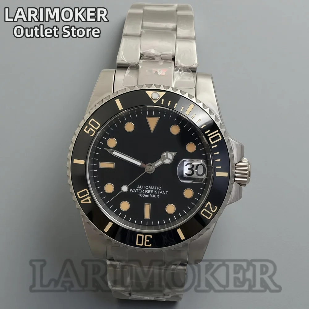 LARIMOKER 40mm Men's Automatic Mechanical Watch NH35 PT5000 Movement Titanium Strap Green Luminous Sapphire Glass Waterproof
LARIMOKER 40mm Men's Automatic Mechanical Watch NH35 PT5000 Movement Titanium Strap Green Luminous Sapphire Glass Waterproof