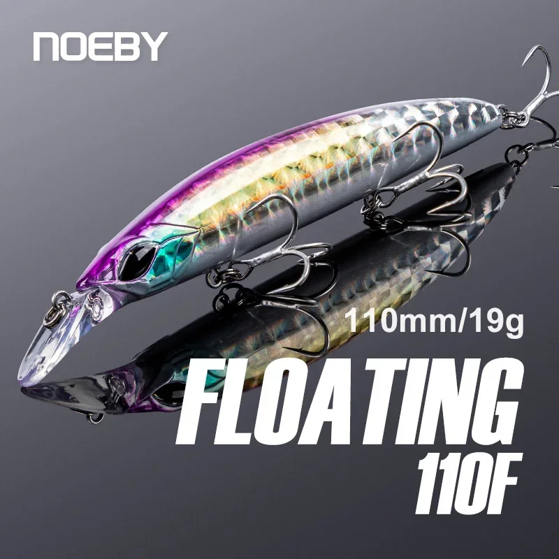 Рыболовная приманка Noeby Minnow, 110 мм, 19 г, плавающие воблеры для дальнего заброса, искусственная жесткая приманка для морского окуня, форели, рыболовные снасти
Рыболовная приманка Noeby Minnow, 110 мм, 19 г, плавающие воблеры для дальнего заброса, искусственная жесткая приманка для морского окуня, форели, рыболовные снасти