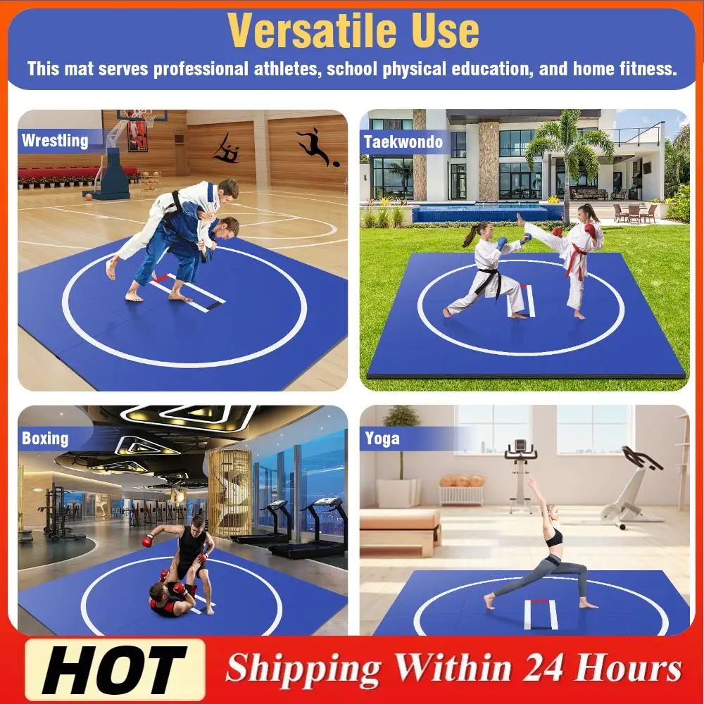 3M X 3M Wrestling Mat Wear Resist Jiu Jitsu Wrestle Mats Gymnastics Training Mat for Grappling Martial Art Boxing Judo
3M X 3M Wrestling Mat Wear Resist Jiu Jitsu Wrestle Mats Gymnastics Training Mat for Grappling Martial Art Boxing Judo