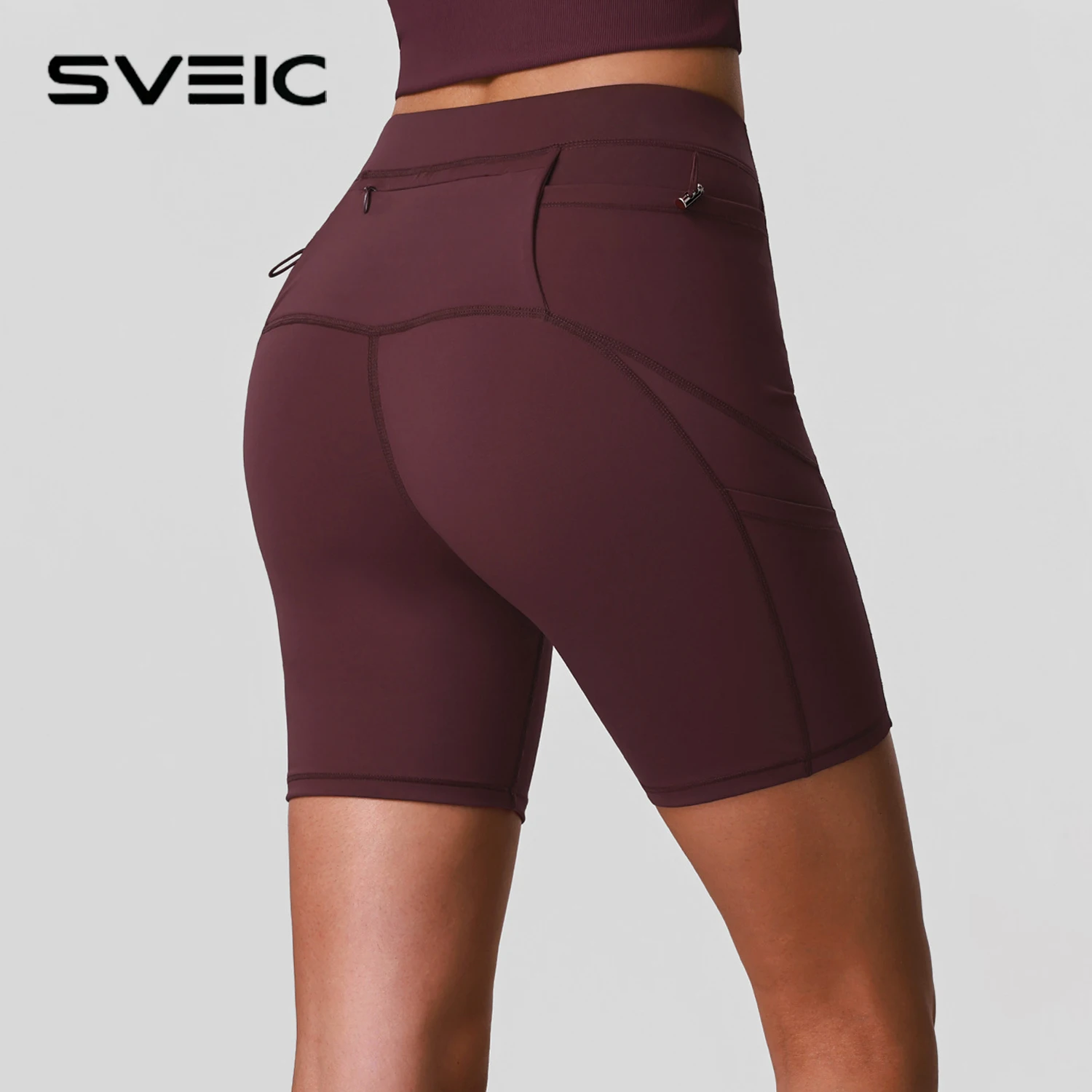 SVEIC ZestElast Women Multi-Pocket Tennis Yoga Shorts High Waist Tummy Control Fitness Running Workout Biker Shorts Gym Clothing
SVEIC ZestElast Women Multi-Pocket Tennis Yoga Shorts High Waist Tummy Control Fitness Running Workout Biker Shorts Gym Clothing