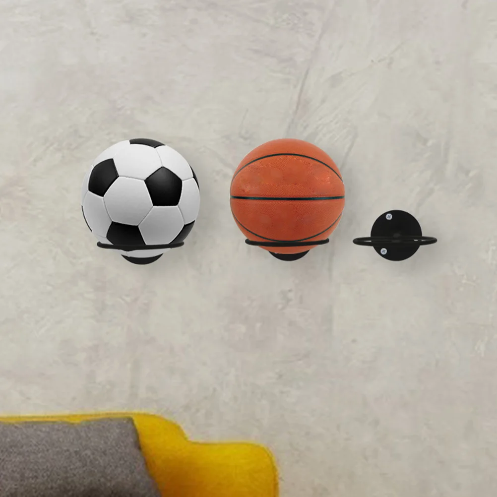 3 Pcs Volleyball Wall Mount Basketball Bracket Show Hoop Football Storage Stand Sports Black Balls Display
3 Pcs Volleyball Wall Mount Basketball Bracket Show Hoop Football Storage Stand Sports Black Balls Display