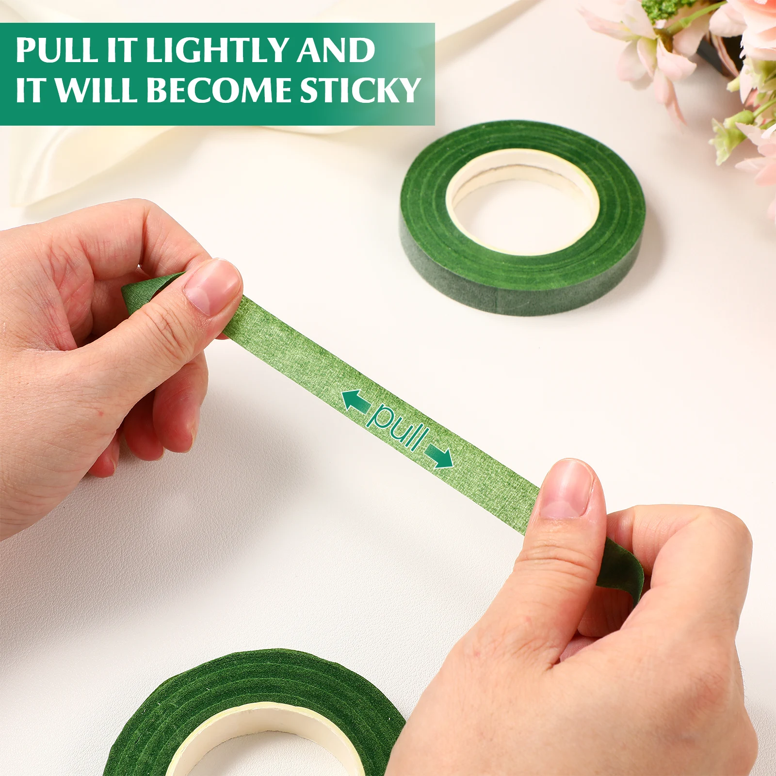 Floral Tool Set 5 Rolls Deep Green Tapes 1 Wire Bundle Strong Stretchable Wreath Making Supplies Christmas Halloween
Floral Tool Set 5 Rolls Deep Green Tapes 1 Wire Bundle Strong Stretchable Wreath Making Supplies Christmas Halloween
