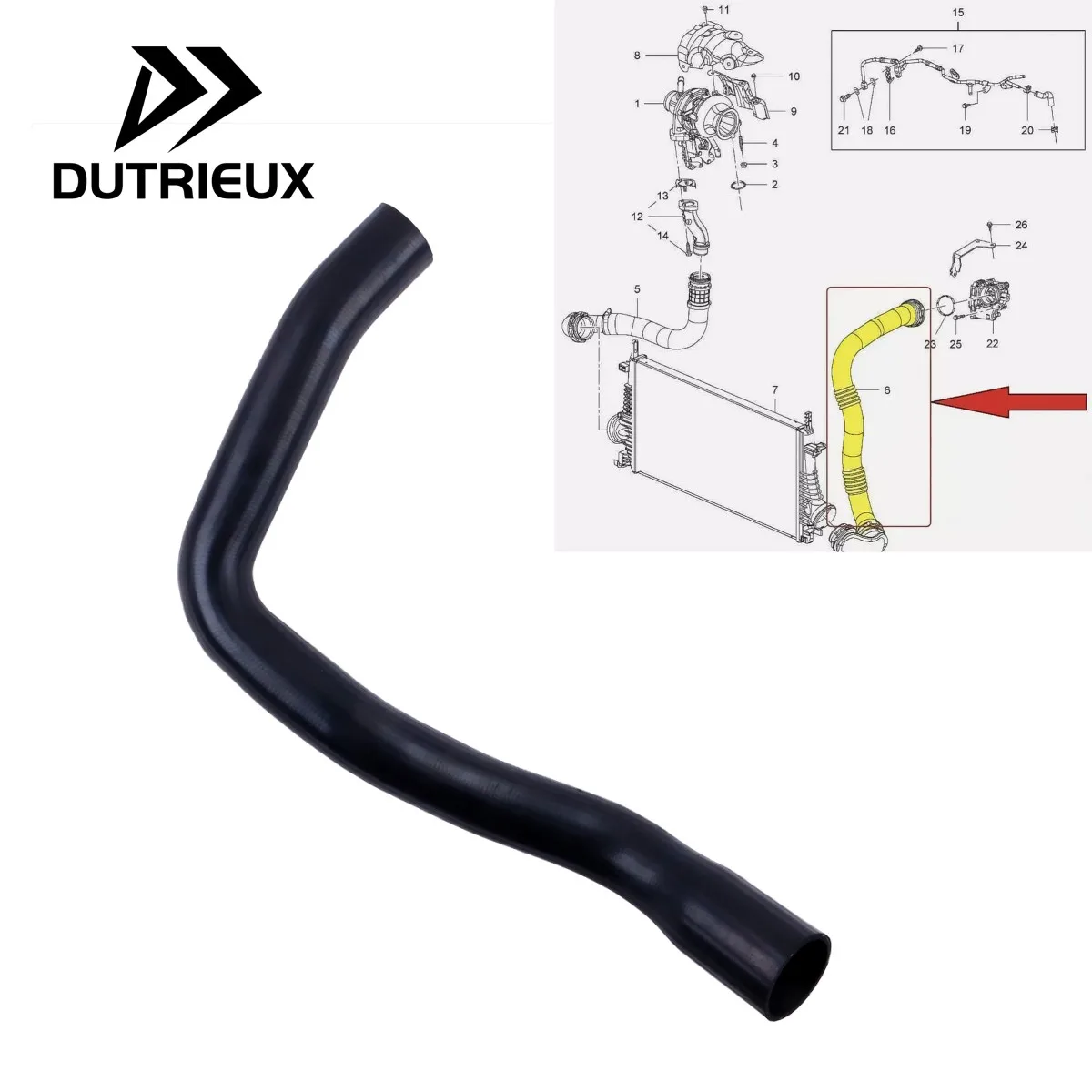 Intercooler Hose for 2014-2017 2016 Vauxhall Opel Insignia 2.0 13419442
Intercooler Hose for 2014-2017 2016 Vauxhall Opel Insignia 2.0 13419442