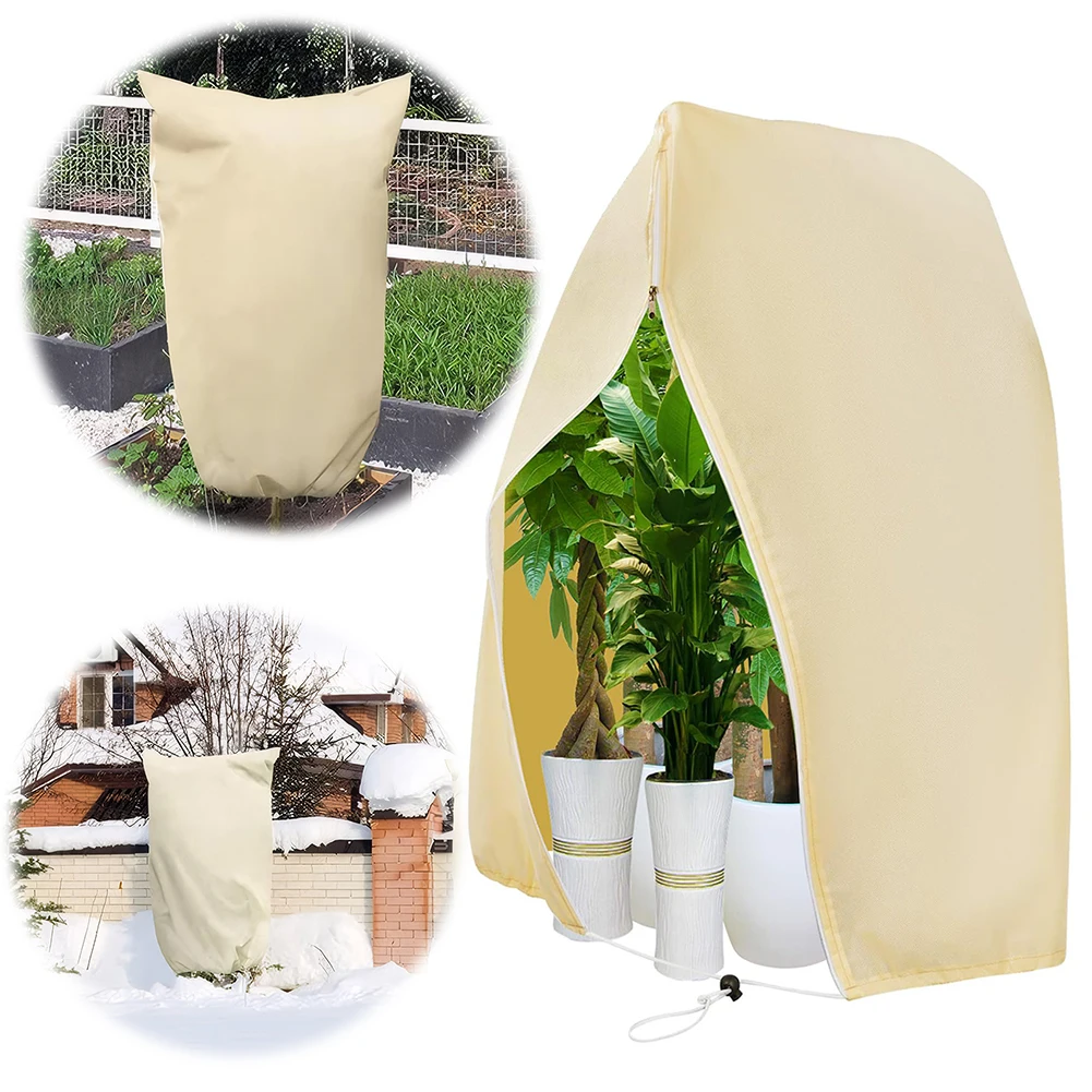 Winter Plant Cover Plant Protector Bag with Drawstring and Zipper Frost Blankets Reusable Shrub Jacket for Outdoor Garden Plants
Winter Plant Cover Plant Protector Bag with Drawstring and Zipper Frost Blankets Reusable Shrub Jacket for Outdoor Garden Plants