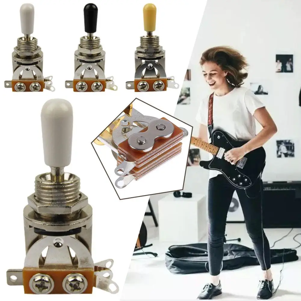 3 Way Short Toggle Guitar Switch Pickup Selector With Brass Hat For Electric Guitars Epiphone Les Paul Pickups Switch Contr L6X8
3 Way Short Toggle Guitar Switch Pickup Selector With Brass Hat For Electric Guitars Epiphone Les Paul Pickups Switch Contr L6X8