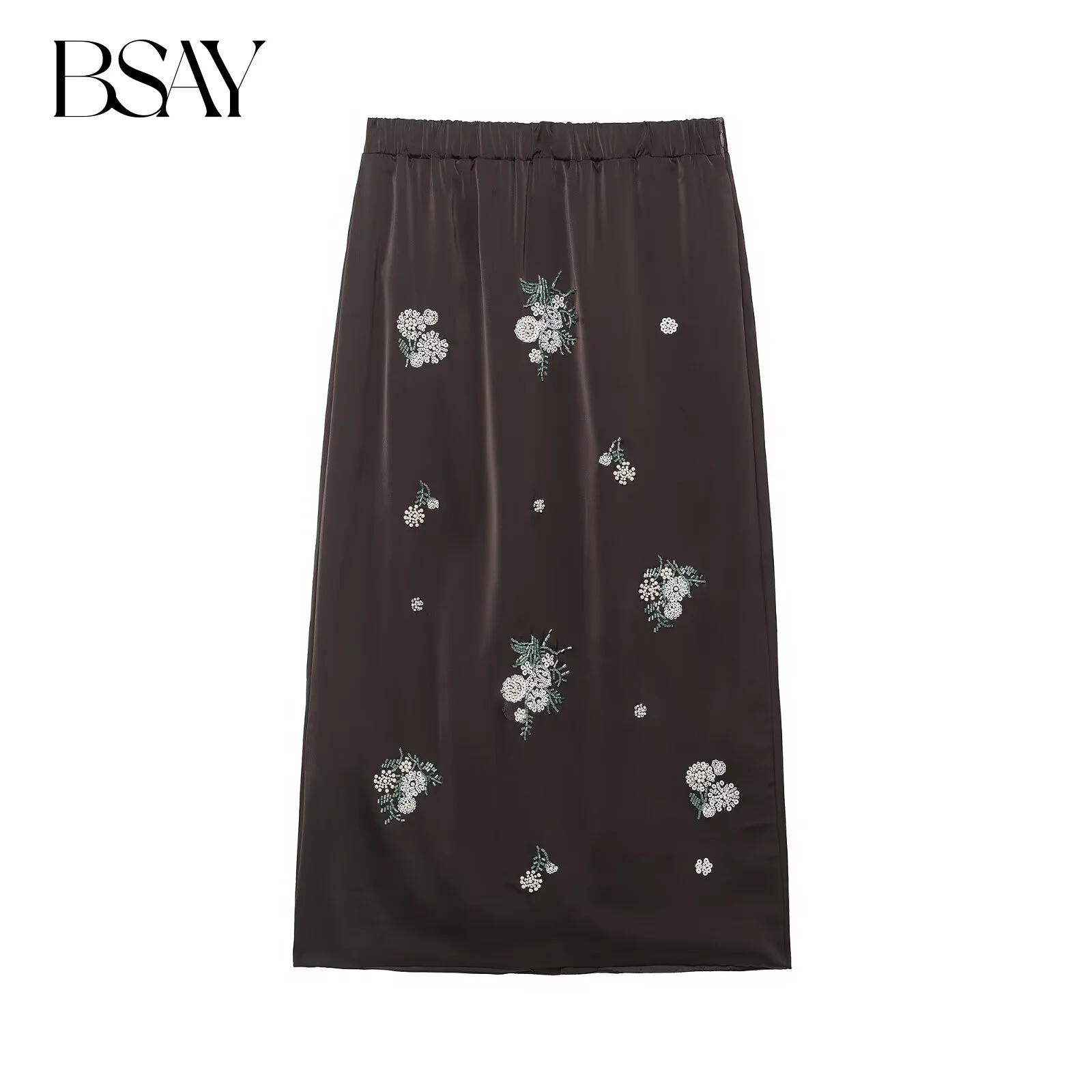 BSAY Юбка с вышивкой пайетками для женщин, модная осенне-зимняя новая однотонная шикарная женская элегантная юбка-миди с высокой талией Mujer
BSAY Юбка с вышивкой пайетками для женщин, модная осенне-зимняя новая однотонная шикарная женская элегантная юбка-миди с высокой талией Mujer