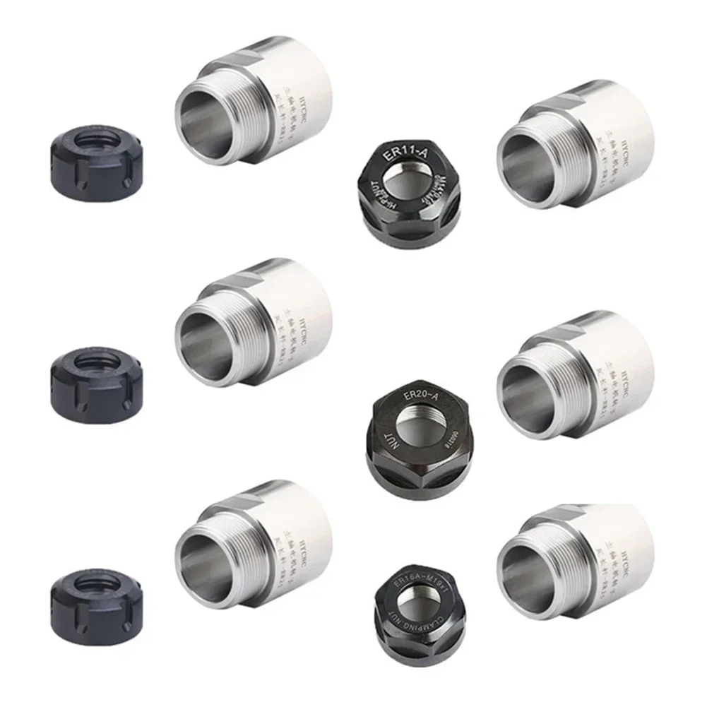 1pcs Thread Adapter Er11 Er16 Er20 Er25 Er32 Collet Chuck Spindle For Motor ER Chuck Nut Conversion Joint Workholding
1pcs Thread Adapter Er11 Er16 Er20 Er25 Er32 Collet Chuck Spindle For Motor ER Chuck Nut Conversion Joint Workholding