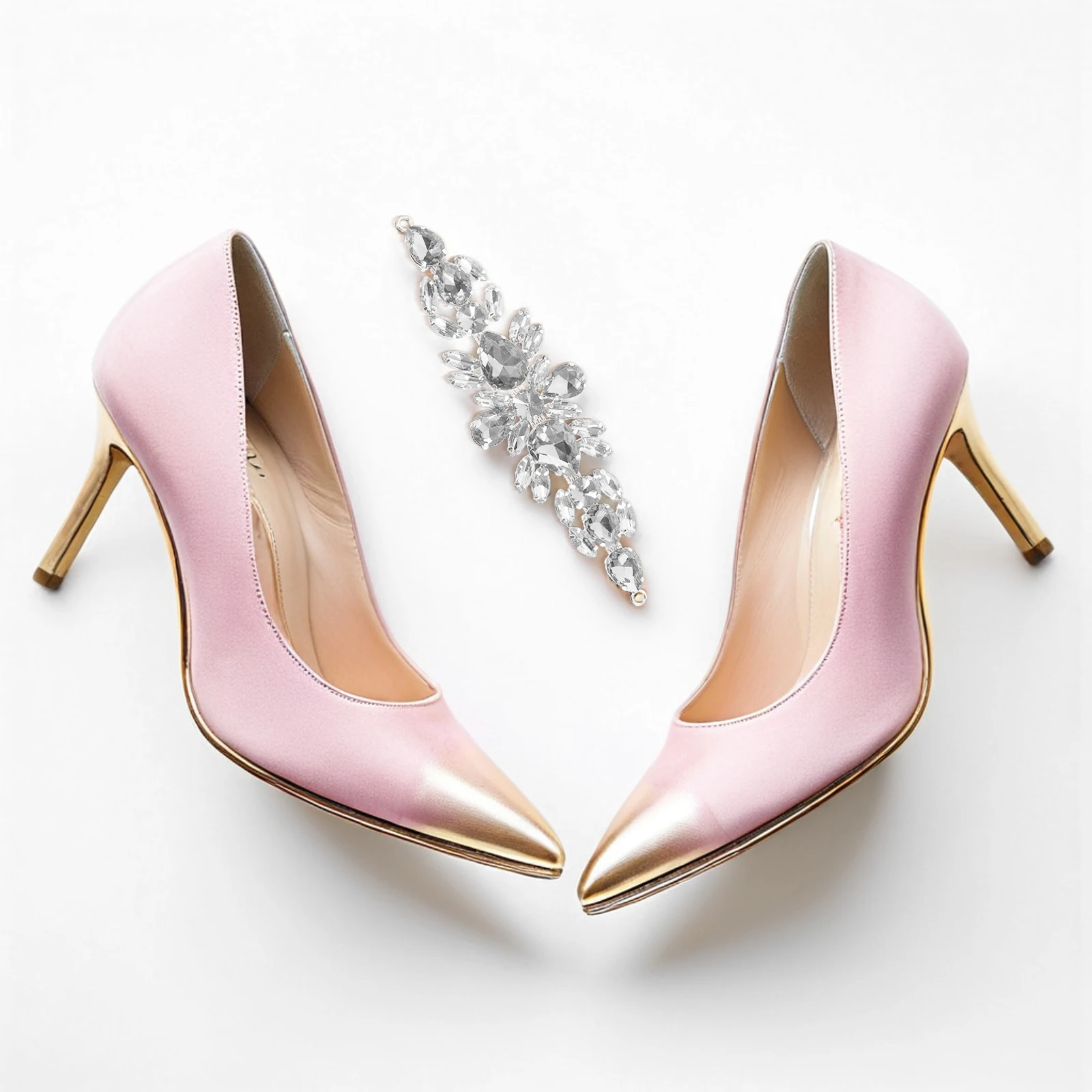 2 PCS Wedding Shoes Decoration Applique Bridal Embellishments Paste Drill Glass Bride
2 PCS Wedding Shoes Decoration Applique Bridal Embellishments Paste Drill Glass Bride