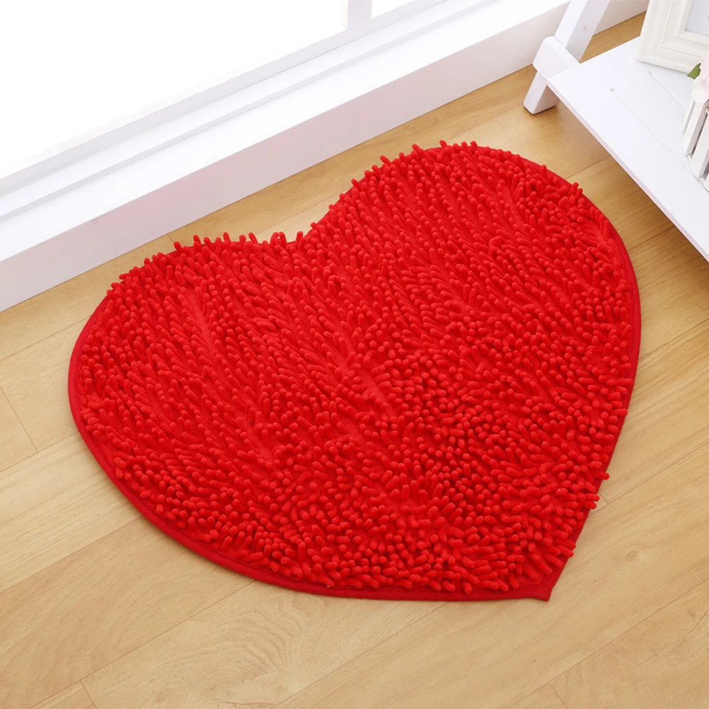 Heart Shaped Chenille Rug Red Love Carpet Fuzzy Bath Anti Slip Doormat Area Valentine Floor Mat Non Skid Water Absorbent Home
Heart Shaped Chenille Rug Red Love Carpet Fuzzy Bath Anti Slip Doormat Area Valentine Floor Mat Non Skid Water Absorbent Home