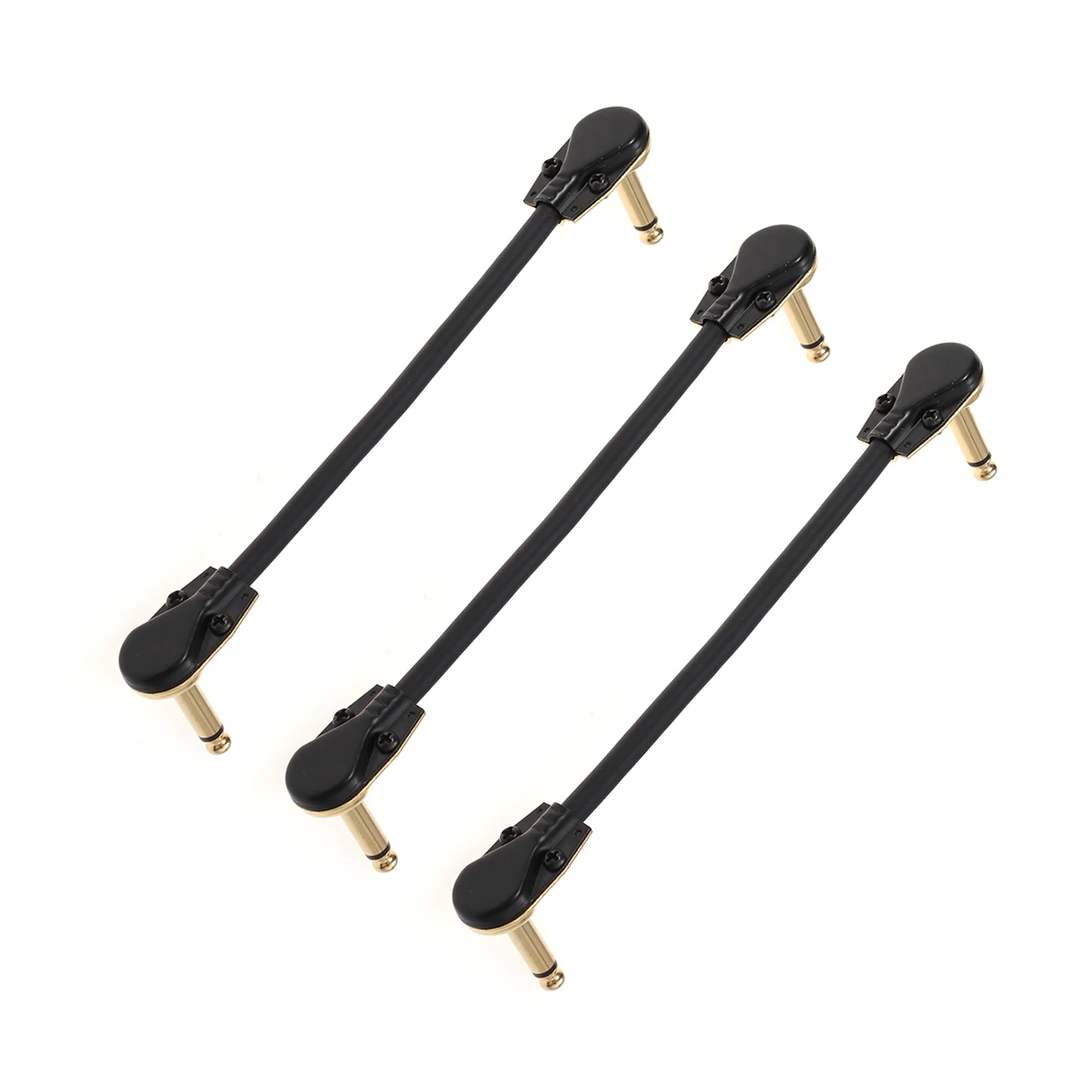 3pcs Effect Cable Guitar Effector Pedal Patch Cables Electric Bass Keyboard Flat Head Straight to Right Angle 1/4 Inch for Bass
3pcs Effect Cable Guitar Effector Pedal Patch Cables Electric Bass Keyboard Flat Head Straight to Right Angle 1/4 Inch for Bass