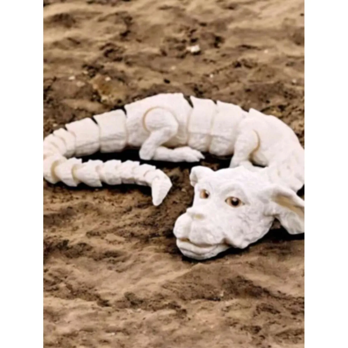 3D Printed Movable Figurine, Classic White Plastic Ornament with Lucky Symbols, Fantasy Home Decor & Halloween Gift
3D Printed Movable Figurine, Classic White Plastic Ornament with Lucky Symbols, Fantasy Home Decor & Halloween Gift