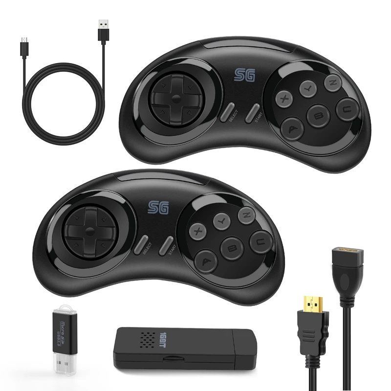 16-битная Беспроводная игровая консоль MD для Sega Genesis Game Stick-совместима с 900 играми для Sega Genesis Mini/Mega Drive
16-битная Беспроводная игровая консоль MD для Sega Genesis Game Stick-совместима с 900 играми для Sega Genesis Mini/Mega Drive