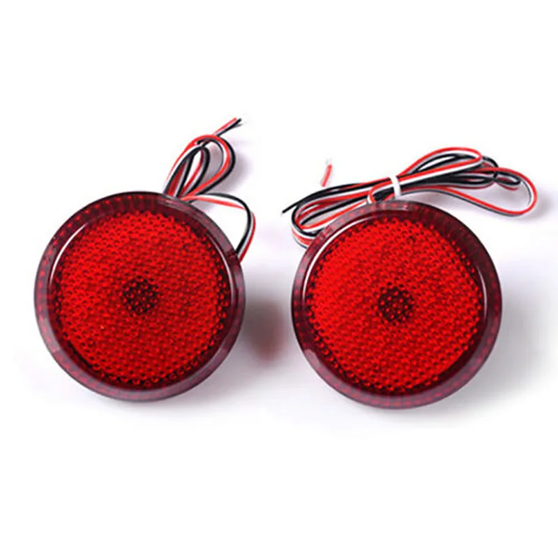 Car Tail Rear Bumper Reflector Lamp Round for Nissan/Qashqai for Toyota Sienna/Corolla Scion Tail Brake Stop Light (Red)
Car Tail Rear Bumper Reflector Lamp Round for Nissan/Qashqai for Toyota Sienna/Corolla Scion Tail Brake Stop Light (Red)