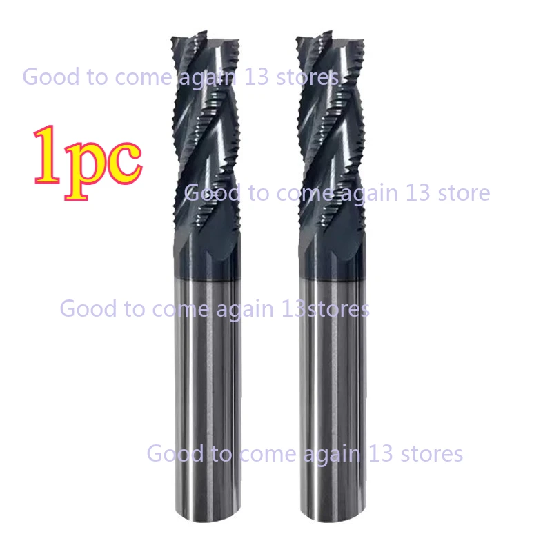 1pc Roughing End Mill Solid Carbide CNC Machining 3 Flutes 4 Teeth for Metal Steel Iron Aluminum MDF Acrylic Wood Copper Plastic
1pc Roughing End Mill Solid Carbide CNC Machining 3 Flutes 4 Teeth for Metal Steel Iron Aluminum MDF Acrylic Wood Copper Plastic