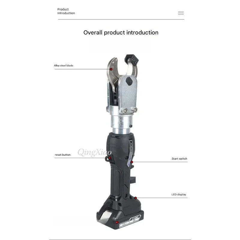 HR NP 32C Cordless Remote Control Cable Cutter 10KV Live Line Work 32mm Capacity For Copper Aluminum ACSR Insulated
HR NP 32C Cordless Remote Control Cable Cutter 10KV Live Line Work 32mm Capacity For Copper Aluminum ACSR Insulated