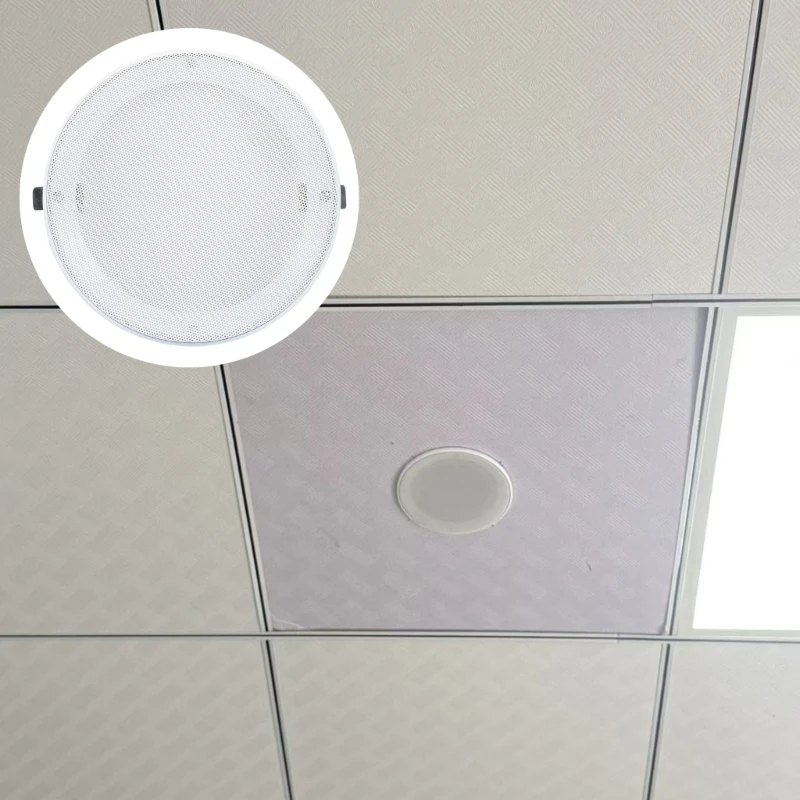 Universal Round Ceiling Speaker Grille Cover Plastic Frame With Metal Meshes For 4 5 6.5 8Inch Speakers Dustproof F19E
Universal Round Ceiling Speaker Grille Cover Plastic Frame With Metal Meshes For 4 5 6.5 8Inch Speakers Dustproof F19E
