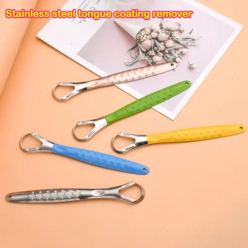50 шт. Средство для удаления налета на языке из нержавеющей стали для удаления налета на языке для обновления дыхания. Противоскользящая конструкция ручек
50 шт. Средство для удаления налета на языке из нержавеющей стали для удаления налета на языке для обновления дыхания. Противоскользящая конструкция ручек