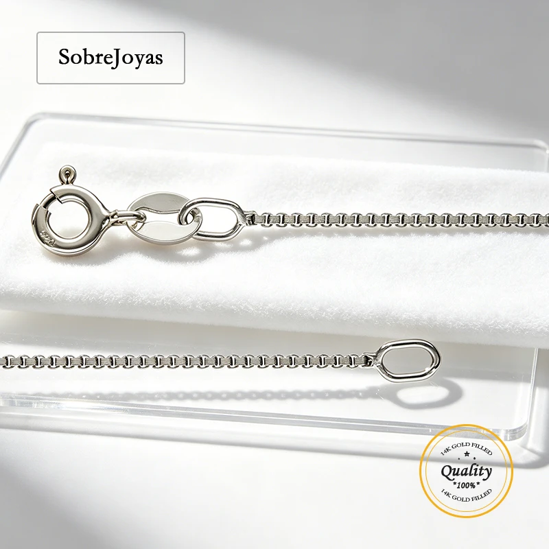 925 Sterling Silver 0.85mm Box Chain Necklace with Spring Clasp for DIY Jewelry Making Bulk Wholesale
925 Sterling Silver 0.85mm Box Chain Necklace with Spring Clasp for DIY Jewelry Making Bulk Wholesale