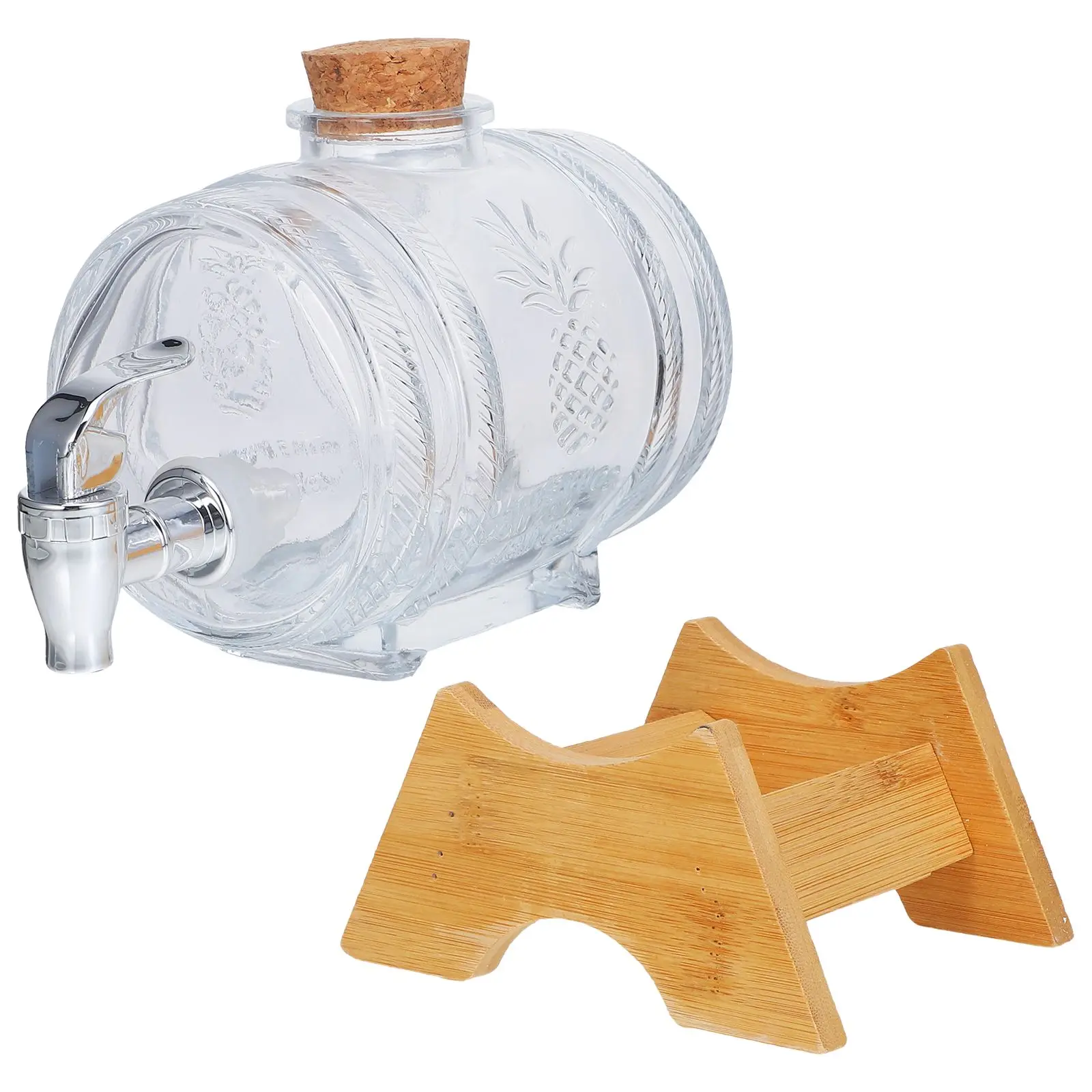 Drinks Wine Barrel Beverage Bucket Practical Dispenser Useful Glass Bottle Pool Party
Drinks Wine Barrel Beverage Bucket Practical Dispenser Useful Glass Bottle Pool Party