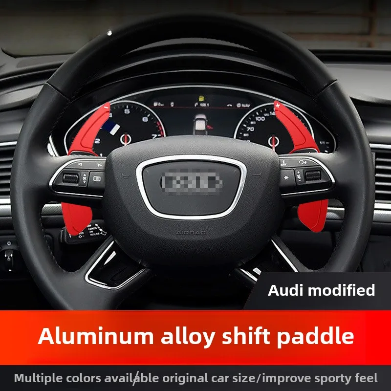 Suitable for Audi A6L shift paddles A7 A4L Q5L Q3 S8 Metal steering wheel paddles interior modification
Suitable for Audi A6L shift paddles A7 A4L Q5L Q3 S8 Metal steering wheel paddles interior modification