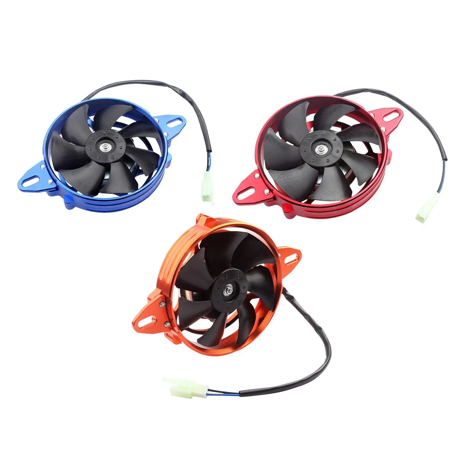 Electric Cooling Fan Aluminum Alloy Motorbike Parts Easy Installation for 125cc 150cc 200cc 250cc Pit Bike ATV Quad Go Kart
Electric Cooling Fan Aluminum Alloy Motorbike Parts Easy Installation for 125cc 150cc 200cc 250cc Pit Bike ATV Quad Go Kart