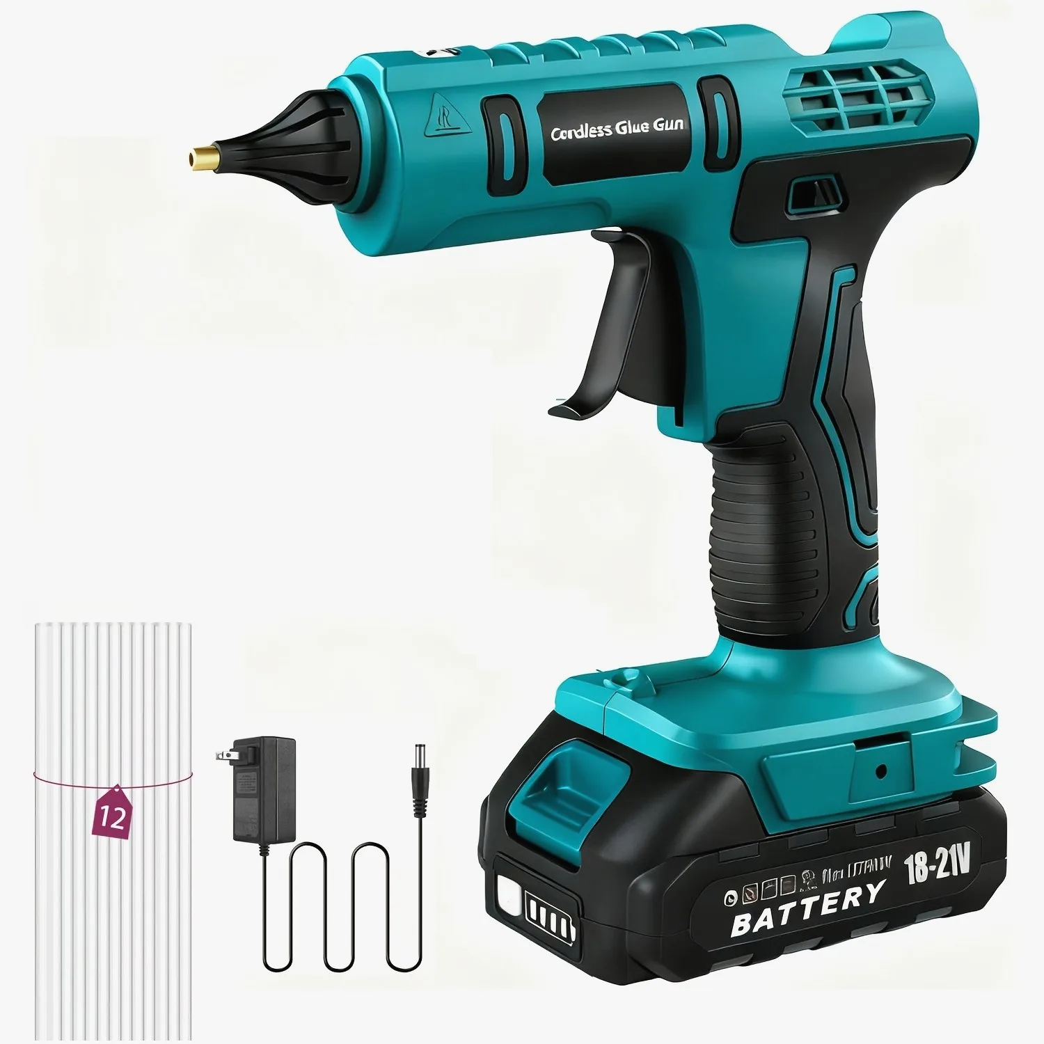 Cordless Hot Glue Gun Kit – Rechargeable Battery + Fast-Heat Dripless Design + 12×0.43″ Glue Sticks – Lightweight, Ergonomic, Ready for Crafts, DIY Repairs & Light Construction Tasks
Cordless Hot Glue Gun Kit – Rechargeable Battery + Fast-Heat Dripless Design + 12×0.43″ Glue Sticks – Lightweight, Ergonomic, Ready for Crafts, DIY Repairs & Light Construction Tasks