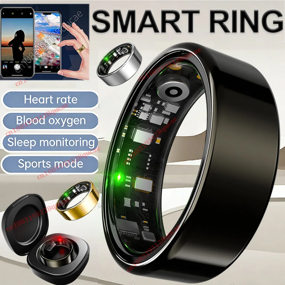 R10 Smart Ring with Charging Box Men Women Health Sleep Blood Pressure Heart Rate Monitor IP68 5ATM Waterproof Multi-sport Modes
R10 Smart Ring with Charging Box Men Women Health Sleep Blood Pressure Heart Rate Monitor IP68 5ATM Waterproof Multi-sport Modes