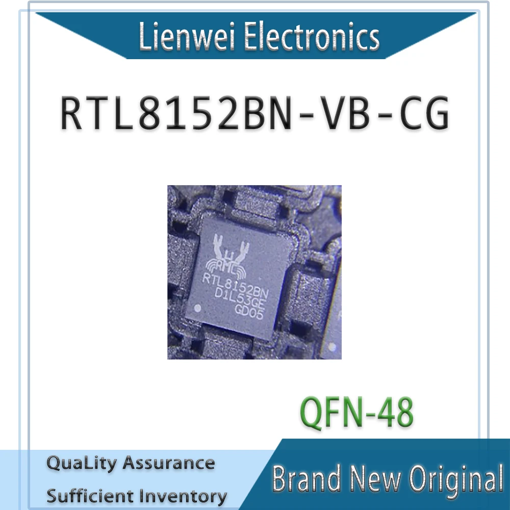 100% New Original RTL8152BN RTL8152BN-VB-CG IC Chipset QFN-48
100% New Original RTL8152BN RTL8152BN-VB-CG IC Chipset QFN-48