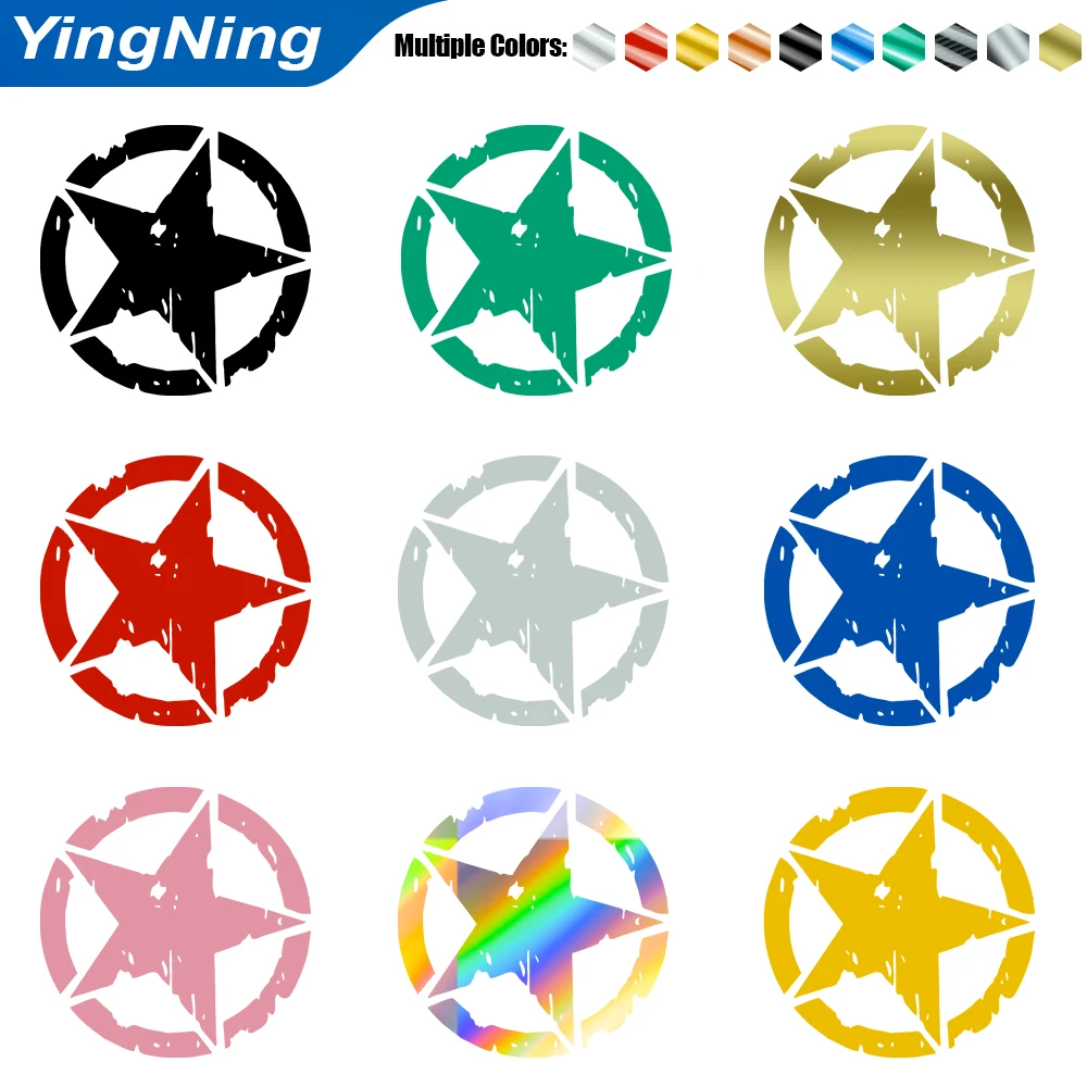 Five-Pointed Stars Car Vinyl Reflective Sticker Car Bumper Body Rear Window Decal Waterproof Laser Car Motorcycle Accessories
Five-Pointed Stars Car Vinyl Reflective Sticker Car Bumper Body Rear Window Decal Waterproof Laser Car Motorcycle Accessories