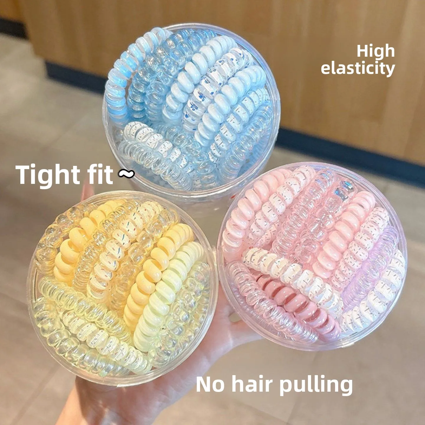 Floral Phone Line Hair Ties for Women Non-Damaging Hair Accessories High Ponytail Elastic Bands Sweet Style ...
Floral Phone Line Hair Ties for Women Non-Damaging Hair Accessories High Ponytail Elastic Bands Sweet Style ...