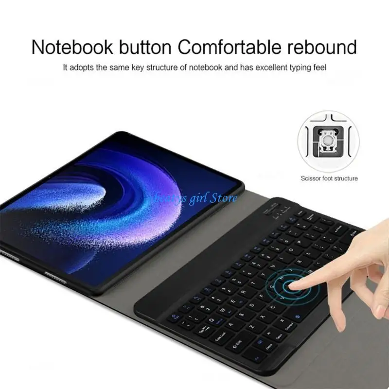 C7AB Tablet Protective Case Stand With Keyboard, Shockproof Cover for Pad 9Pro 12.1Inch
C7AB Tablet Protective Case Stand With Keyboard, Shockproof Cover for Pad 9Pro 12.1Inch