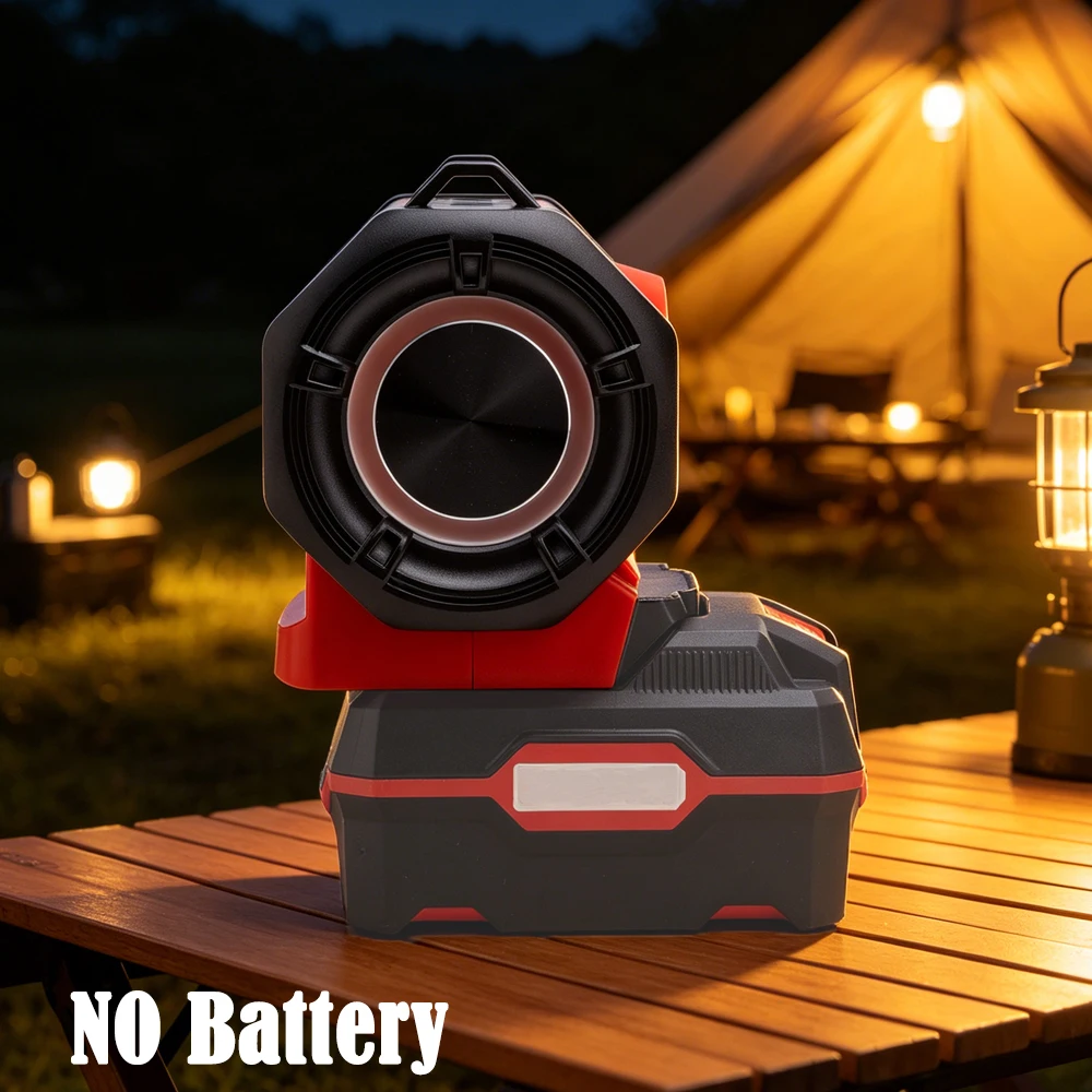 For DeWalt/Makita/18V for Parkside 20V Lithium Battery Bluetooth Speaker W/ USB Type-C Port Loudspeaker for Camping Home Party
For DeWalt/Makita/18V for Parkside 20V Lithium Battery Bluetooth Speaker W/ USB Type-C Port Loudspeaker for Camping Home Party