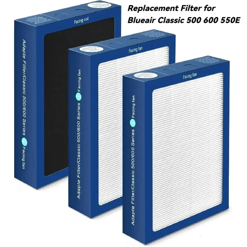 Replacement Filter for Blueair Classic 500 600 550E - Compatible with RFiXX Models - HEPA Silent Technology
Replacement Filter for Blueair Classic 500 600 550E - Compatible with RFiXX Models - HEPA Silent Technology