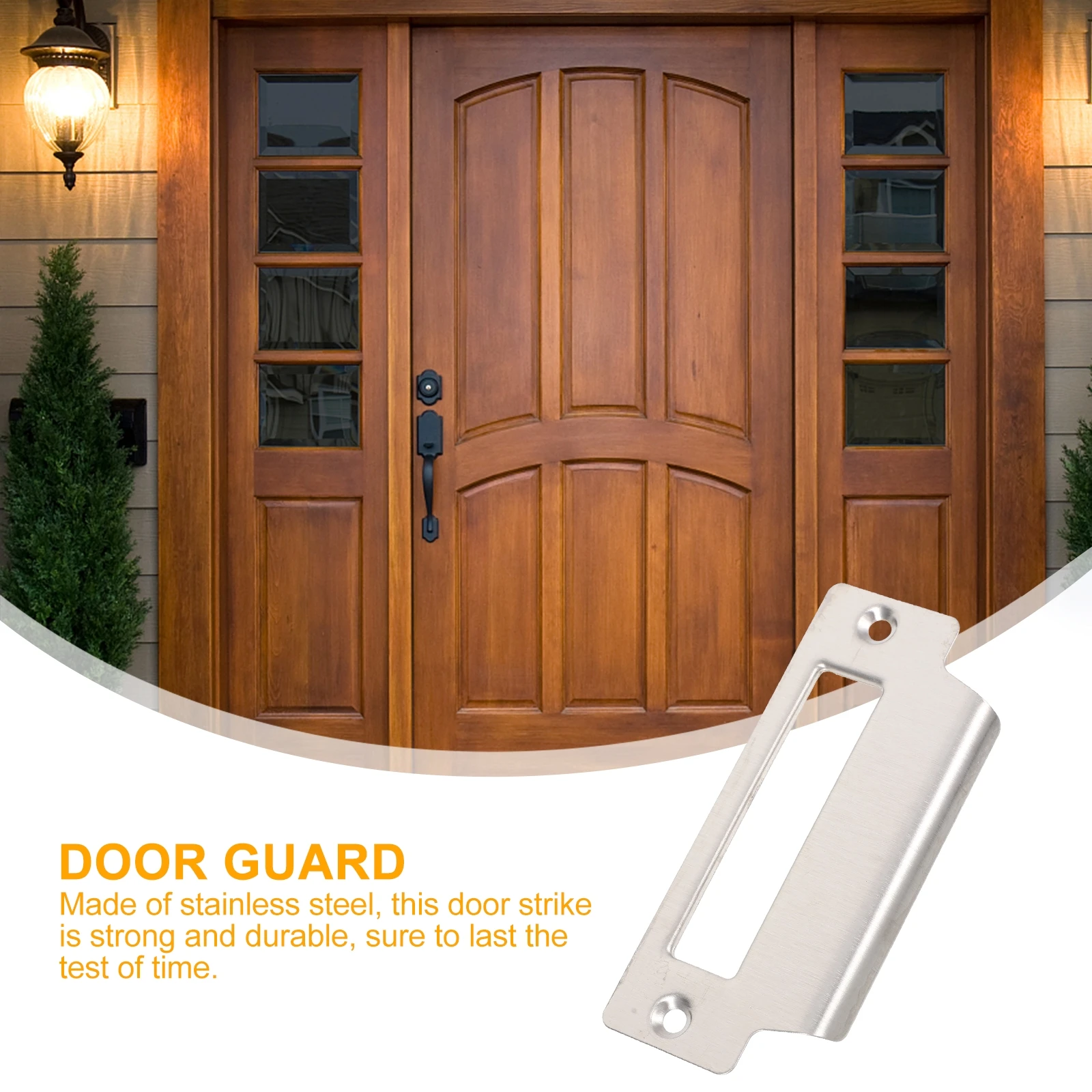 1 set Door Lock Accessories Stainless Steel Reinforcement Plate Security Device Guard Hardware Strike Plates Door
1 set Door Lock Accessories Stainless Steel Reinforcement Plate Security Device Guard Hardware Strike Plates Door