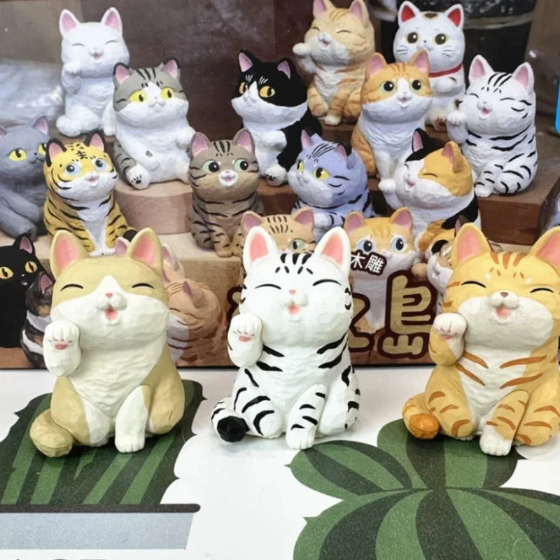 Новые товары в наличии: Деревянные резные фигурки-кошки в стиле Blind Box, милые фигурки кошек, настольные украшения, праздничные подарки-сюрпризы
Новые товары в наличии: Деревянные резные фигурки-кошки в стиле Blind Box, милые фигурки кошек, настольные украшения, праздничные подарки-сюрпризы