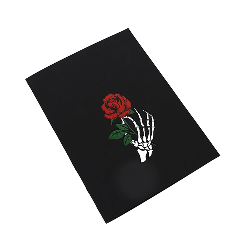 3D Halloween Greeting Card Festival Party Invitation Holiday Postcard Gift Skeleton Skull Rose Horror Greeting Card-AT81
3D Halloween Greeting Card Festival Party Invitation Holiday Postcard Gift Skeleton Skull Rose Horror Greeting Card-AT81