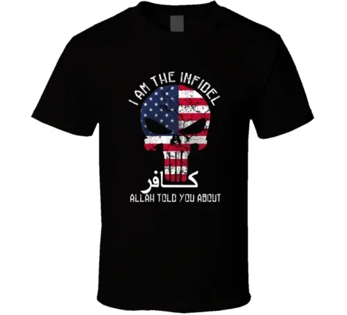 I Am The Infidel American Sniper War Veteran T-Shirt. Summer Cotton Short Sleeve O-Neck Mens T Shirt New S-3XL
I Am The Infidel American Sniper War Veteran T-Shirt. Summer Cotton Short Sleeve O-Neck Mens T Shirt New S-3XL
