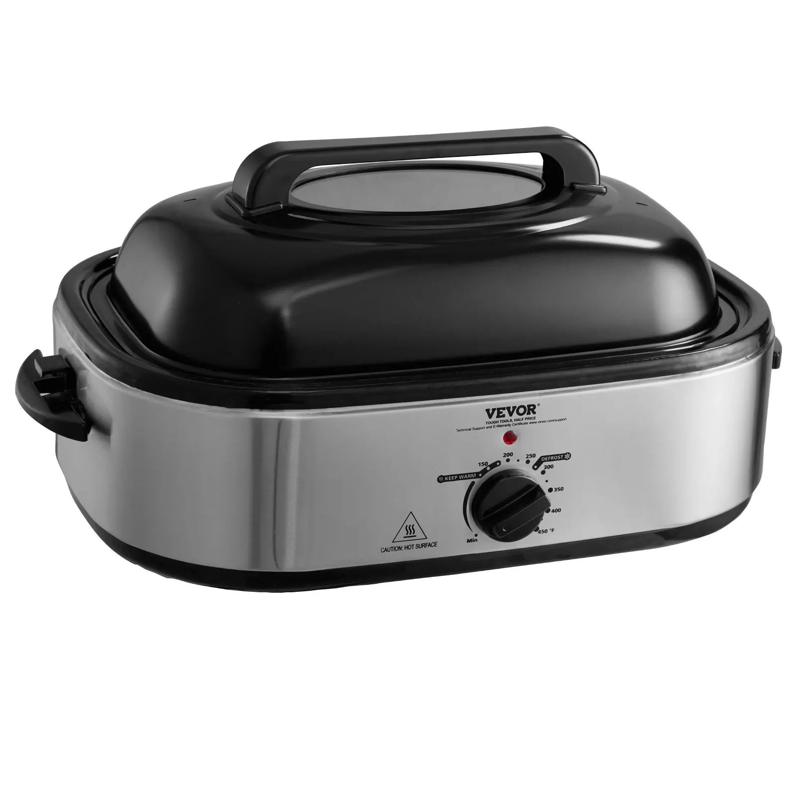Electric Roaster Oven, 18 QT Turkey Roaster Oven With Self-Basting Lid, 1450W Roaster Oven With Defrost & Warm Function,
Electric Roaster Oven, 18 QT Turkey Roaster Oven With Self-Basting Lid, 1450W Roaster Oven With Defrost & Warm Function,