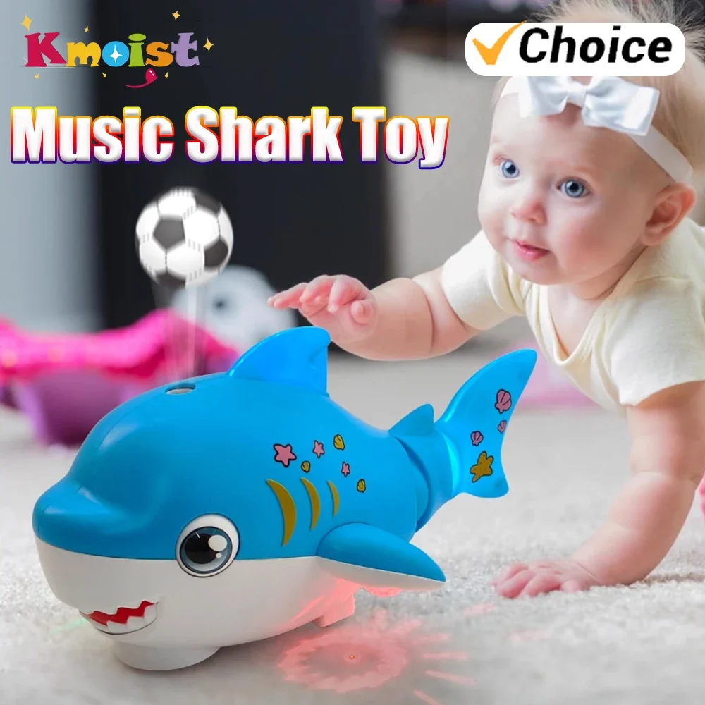 Baby Toys Toddler Electric Crawling Education Toys Blowing Ball Dancing Swing Musical Shark Toy With Music Flashing Light Kids
Baby Toys Toddler Electric Crawling Education Toys Blowing Ball Dancing Swing Musical Shark Toy With Music Flashing Light Kids
