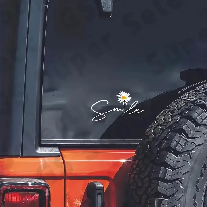 Waterproof Removable Decal for Car Motorcycle Truck Laptop Home Decor Smile Quote Daisy Vinyl Sticker
Waterproof Removable Decal for Car Motorcycle Truck Laptop Home Decor Smile Quote Daisy Vinyl Sticker