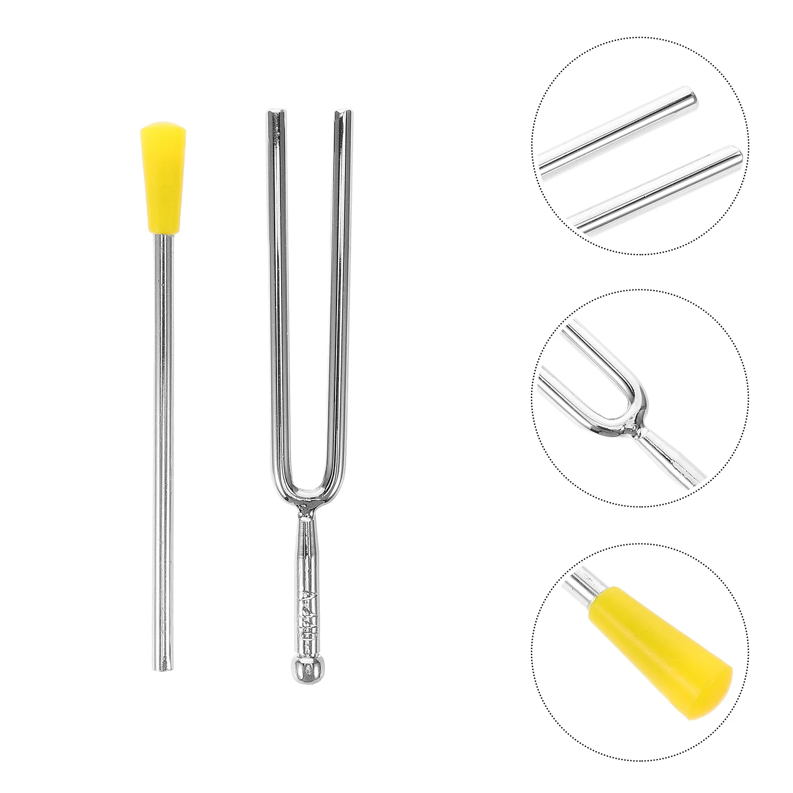 1Set Metal Standard Tuning Fork Set Resonance Striker Piano Guitar Violin Musical Instrument Teaching Tuner Teaching Tuning Fork
1Set Metal Standard Tuning Fork Set Resonance Striker Piano Guitar Violin Musical Instrument Teaching Tuner Teaching Tuning Fork