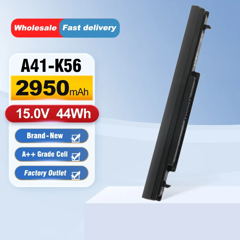 ETESBAY A41-K56 ASUS A31-K56 A32-K56 S46C S56C S40C S405C A41-K56 A42-K56 K56 VivoBook S550 S550C V550C 44WH Laptop Battery
ETESBAY A41-K56 ASUS A31-K56 A32-K56 S46C S56C S40C S405C A41-K56 A42-K56 K56 VivoBook S550 S550C V550C 44WH Laptop Battery