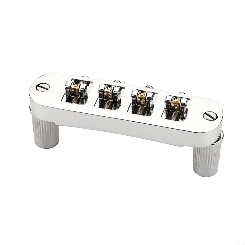 Q84C 4 String Guitar Bridge Replacement Roller Saddles Guitar Bridge Tailpiece Electric Guitar Bridge Easy to Install
Q84C 4 String Guitar Bridge Replacement Roller Saddles Guitar Bridge Tailpiece Electric Guitar Bridge Easy to Install