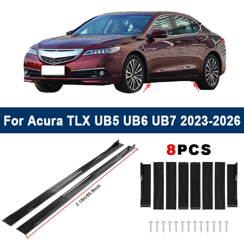 2.18m Sectional Side Skirt Extension Lips For Acura TLX UB5 UB6 UB7 2023-2026 - Racing Side Spoiler Car Modified Body Kit
2.18m Sectional Side Skirt Extension Lips For Acura TLX UB5 UB6 UB7 2023-2026 - Racing Side Spoiler Car Modified Body Kit
